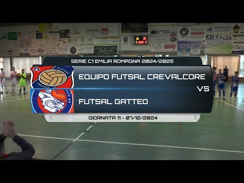 EQUIPO FUTSAL CREVALCORE VS FUTSAL GATTEO - SERIE C1 EMILIA ROMAGNA 24/25 GIORNATA 11 - 07/12/2024