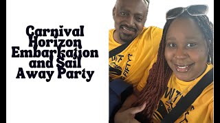 Carnival Horizon Embarkation and Sail Away Party April 2025