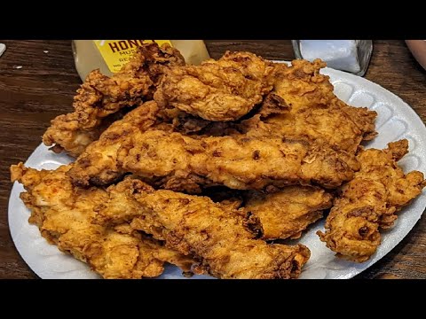 why does my fried chicken breading fall off