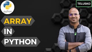#26 Python Tutorial for Beginners | Array in Python