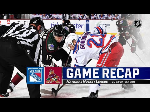 New York Rangers vs Arizona Coyotes | March 30, 2024 | Game Highlights | NHL Regular Season