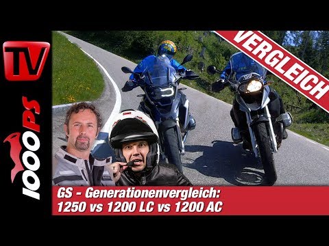 BMW GS Vergleich - Alt gegen neu - R 1250 GS vs 1200 LC vs 1200 AC - Generationenvergleich