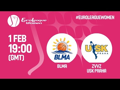 BLMA (FRA) v ZVVZ USK Praha (CZE) - Live Stream - EuroLeague Women 2016/17