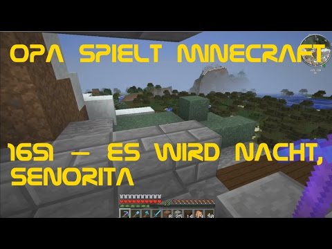 Opa spielt Minecraft 1651 – Es wird Nacht, Senorita