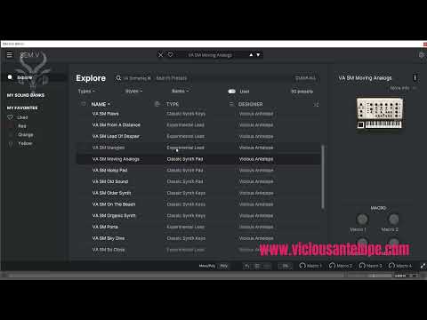 Arturia SEM V2 Presets - Someday - Vicious Antelope - Presets walkthrough & Analog Lab