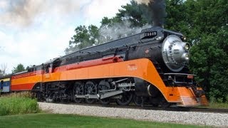 preview picture of video 'SP Daylight Express 4449 Run-by near Owosso,MI'