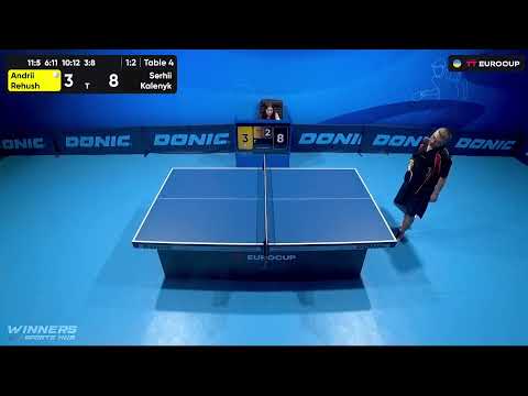 12:50 Andrii Rehush - Serhii Kalenyk 16.08.2023 TT Euro.Cup Ukraine Master. TABLE 4