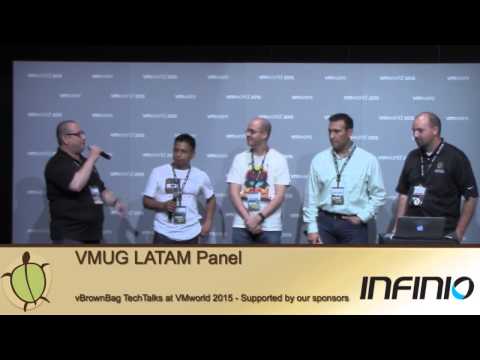 2015 VMworld USA 103 VMUG LATAM Panel @vBrownbagLATAM Spanish