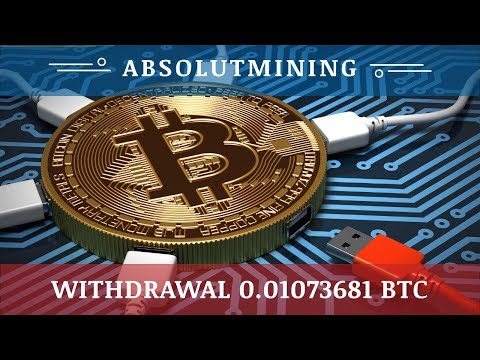 AbsolutMining.com отзывы 2020, обзор, TOTAL WITHDRAWAL 0.01073681 BTC, free 100 GHs bonus