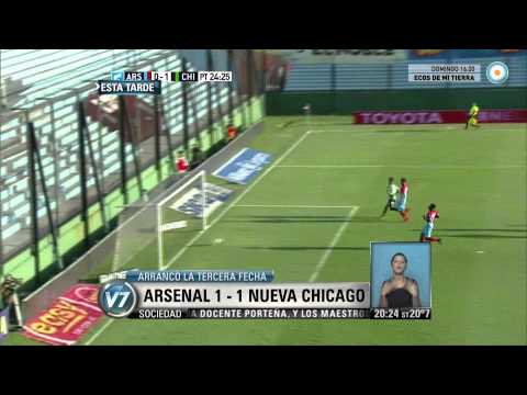 Visión 7 - Arsenal 1 - 1 Nueva Chicago