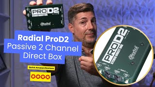 Video thumbnail for Di Box Quick Review | Radial Engineering ProD2 by Quick Amazon Reviews