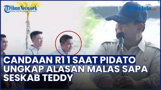 Kelakar Prabowo Malas Sapa Seskab Teddy saat Pidato di Kebumen, Sebut Kalah Populer dari Kaum Hawa