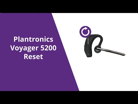 Plantronics Voyager 5200 Reset