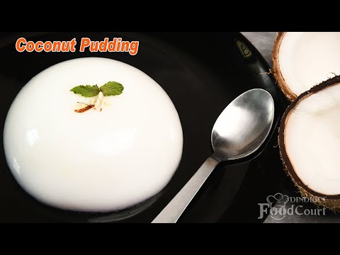 Coconut Pudding/ Easy Pudding Recipe/ Coconut Milk Pudding