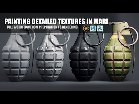 Painting Detailed Textures in Mari - Tutorial Overview