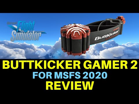 MSFS | BUTTKICKER GAMER 2 REVIEW FOR MICROSOFT FLIGHT SIMULATOR