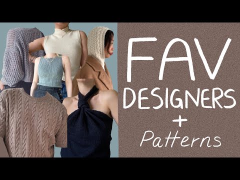 My 8 favorite small knitwear designers (& patterns from them) ✨🧶