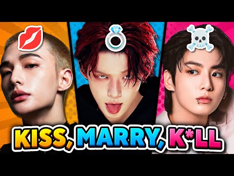 KISS 💋 MARRY💍K*LL 💀 - KPOP MALE IDOLS 💙 | Kpop Quiz Challenge