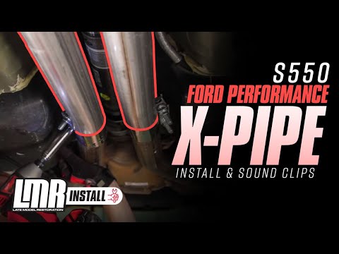 Mustang GT Ford Performance X-Pipe Install & Sound Clips (2015-2022 5.0L)