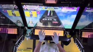 【CHUNITHM SUNPLUS】#あくあ色パレット 理論値手元