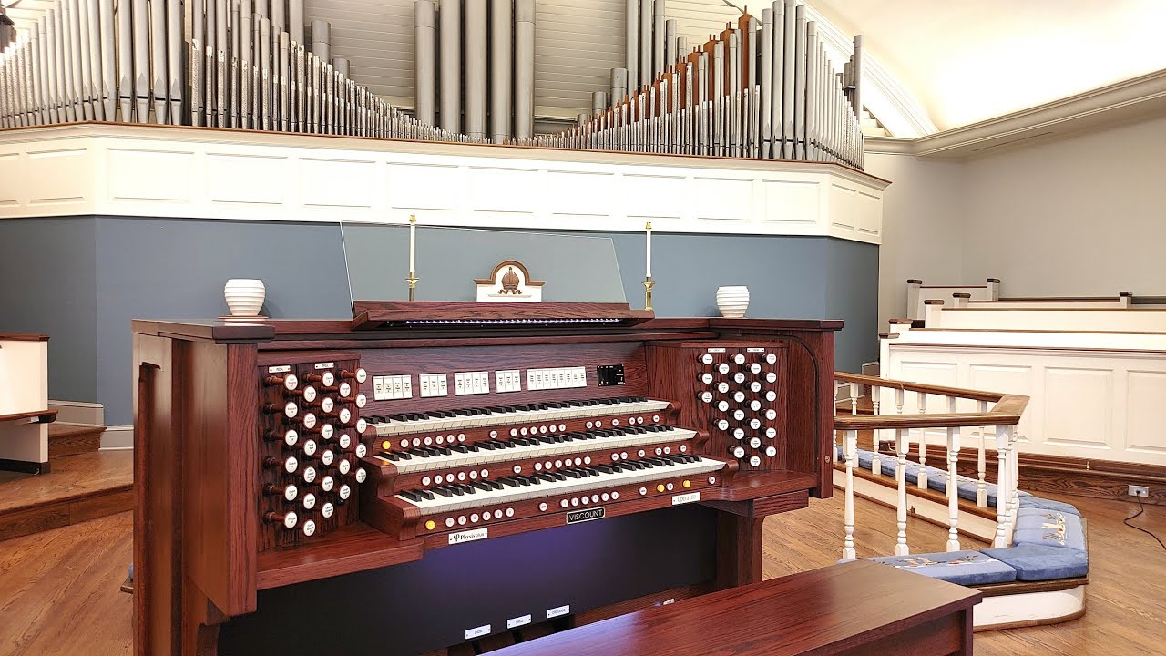 Video of work in progress of a new Viscount Physis+ digital organ pipe hybrid