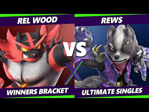 S@X 468 - Rel Wood (Incineroar, Game & Watch) Vs. Rews (Wolf) Smash Ultimate - SSBU