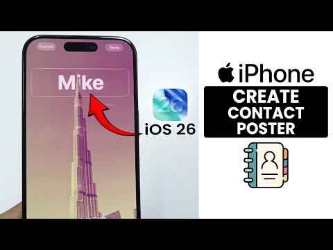 [iOS 26] How to Create Contact Poster on iPhone - Personalize Contact Poster