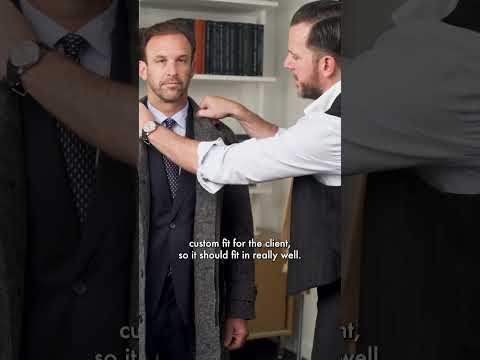 How an Overcoat Should Fit (full video: link in bio) #overcoats #bespokeclothing