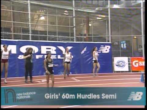 Girls 60m Hurdles Semi Heat 3 - New Balance Indoor Nationals 2011