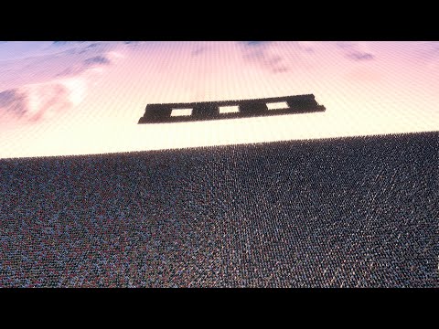 2.000 ELVEN ARCHERS vs 20.000 MEDIEVAL INFANTRY | Ultimate Epic Battle Simulator