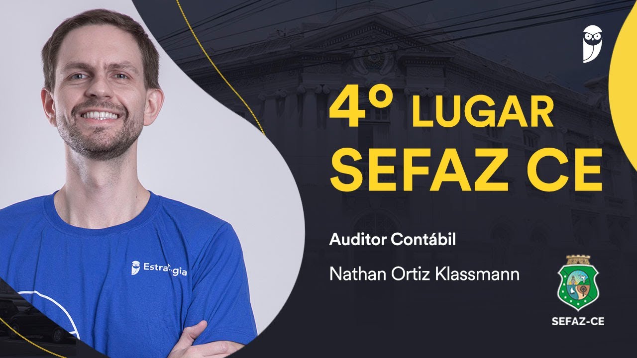 Entrevista com Nathan Klassmann, aprovado no concurso SEFAZ CE para Auditor Fiscal Contábil
