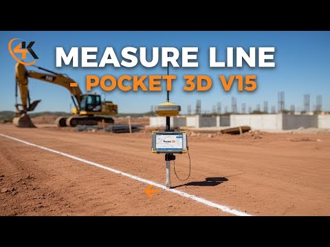 Topcon Pocket 3D V15 - How to Measure in a Line