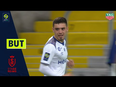 But Mathieu CAFARO (47' - STADE DE REIMS) RC LENS - STADE DE REIMS (4-4) 20/21