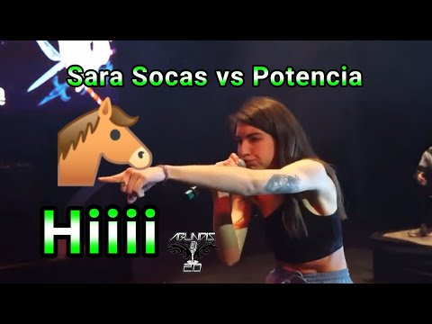 SARA SOCAS IMITA a un CABALLO 🐴 en PLENA BATALLA | SARA SOCAS VS POTENCIA