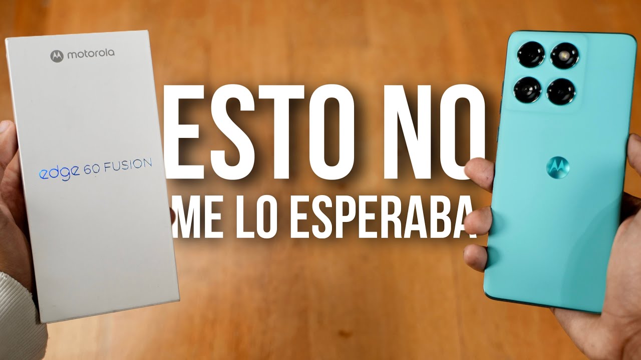 Probé el Motorola Edge 60 Fusion… y NO es lo que todos creen 🤨