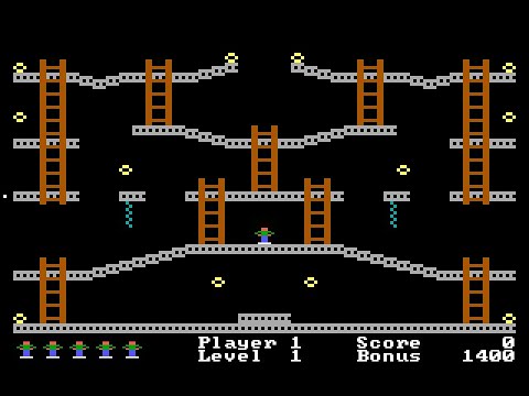 MiSTer FPGA ao486 core: Classic Jumpman (1999) (DOSContainer)