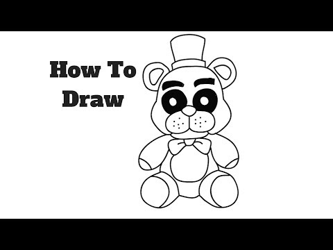 How to Draw Fredbear Plush | FNAF Step by step
