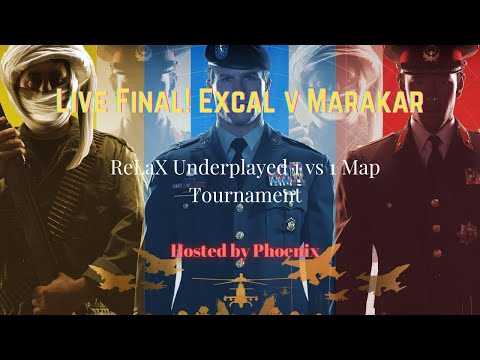Part 1 Live Zero Hour Final! Excal v Marakar ReLaX Underplayed 1 vs 1 Map Tournament 16.00 GMT