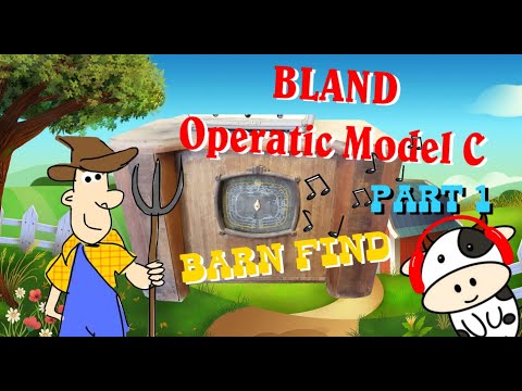 Bland Operatic Model C Barn Find Radio Restore - 1940 Part 1