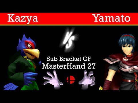 MasterHand 27 Sub Bracket GF - Kazya(Falco) vs. Yamato(Marth)