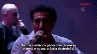 System Of A Down - Discurso/Holy Mountains live Rock in Rio [Legendado-BR/HD Quality]