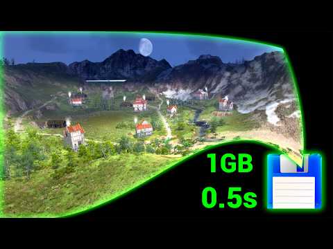 How I Save a 1GB Game World in 0.5 Seconds