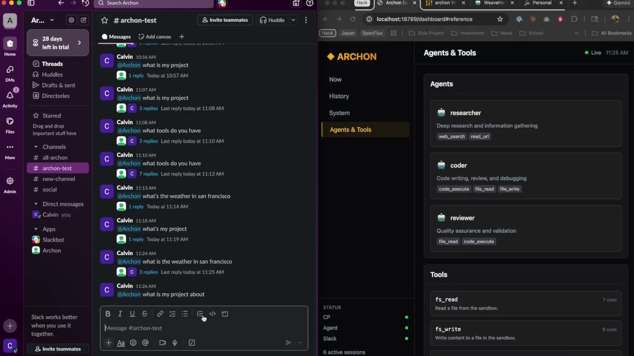 Archon Bot project preview