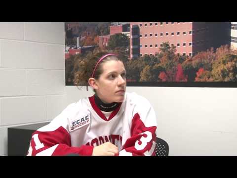 Postgame Interviews: Cornell Women's Ice Hockey vs. Quinnipiac - 11/1/14