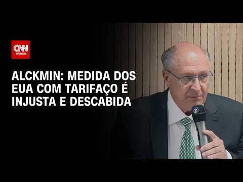 Tarifaço dos EUA é injusto e “descabido”, afirma Alckmin em coletiva | CNN 360°