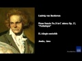 Ludwig van Beethoven, Piano Sonata No. 8 in C minor, Op. 13, "Pathetique", II. Adagio cantabile