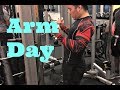 ARM Day: Heavy Set | Bulking day 65 | 增肌第65天 | 肱二头和肱三头:大重量做组