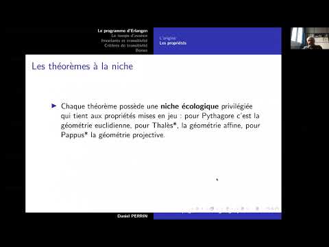 Daniel Perrin Téléséminaire International des IREM 14 janvier 2022