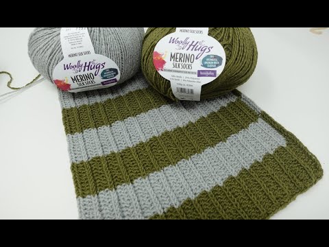 Warte-Schal stricken - einfach, aber super!