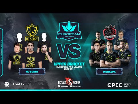 No Sorry vs Monaspa - European Pro League Season 4 - Upper Bracket - Game Highlights - BO3